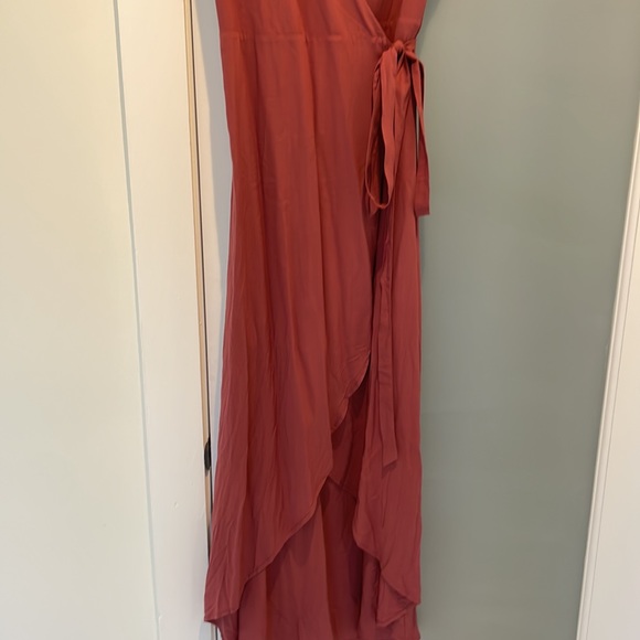 L Space Goa Wrap Dress - M color Currant - Picture 4 of 7